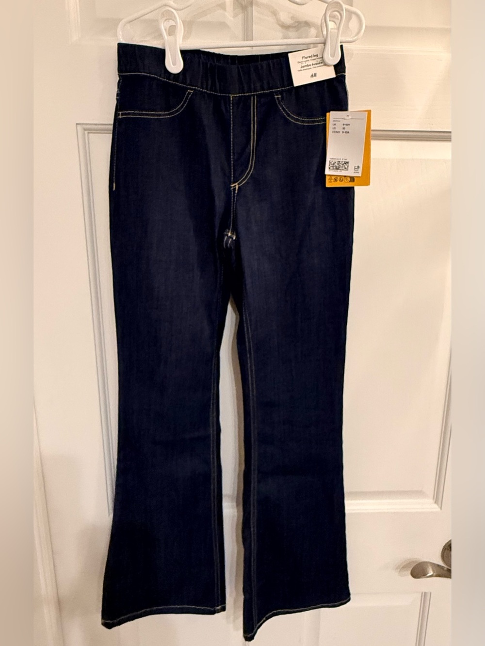 NWT | H&M GIRLS SUPERSTRETCH FLARED JEANS | Size 9–10